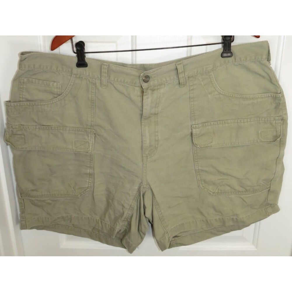 Vintage REI Men’s Size 42 Explorer Hiking Cargo Shorts Khaki 6.5" Inseam